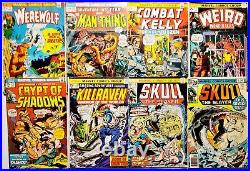 HUGE LOT OF 44 VINTAGE BRONZE AGE 70s/80s MARVEL & DC COMIC BOOK ISSUES ACTION