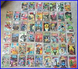 HUGE Lot of 52 Comic Books Marvel & DC Comics with Batman Superman Green Lantern