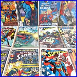 HUGE Superman Comic Lot 112 Issues Keys Bronze/Modern Action Comic Run Keys