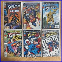 HUGE Superman Comic Lot 112 Issues Keys Bronze/Modern Action Comic Run Keys