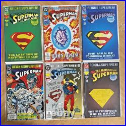 HUGE Superman Comic Lot 112 Issues Keys Bronze/Modern Action Comic Run Keys