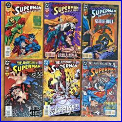 HUGE Superman Comic Lot 112 Issues Keys Bronze/Modern Action Comic Run Keys
