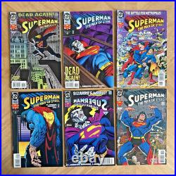 HUGE Superman Comic Lot 112 Issues Keys Bronze/Modern Action Comic Run Keys