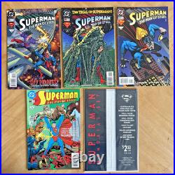 HUGE Superman Comic Lot 112 Issues Keys Bronze/Modern Action Comic Run Keys