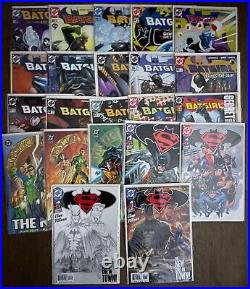 HUGE lot of 52 BATMAN/SUPERMAN, BATGIRL. JLA THE NAIL MOVING COMICS MUST GO