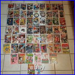 Huge 62 Silv Bronz Age Comics Lot DC Marvel Disney Harvey Whitman Gold Key 1st