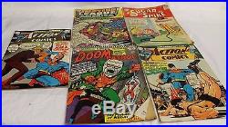 Huge ESTATE LOT OF 65 Silver Age DC Comic Lot -Superman, BATMAN ETC TONS