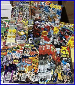 Huge Lot Of Comics Storage Unit Find Free Shipping! 100 assorted comics