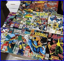 Huge Lot Of Comics Storage Unit Find Free Shipping! 100 assorted comics