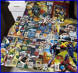 Huge Lot Of Comics Storage Unit Find Free Shipping! 100 assorted comics