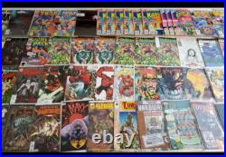 Huge Lot Of Comics Storage Unit Find Free Shipping! 100 assorted comics