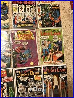 Huge Silver Age DC Comic Lot Batman, Superman, Detective Comics