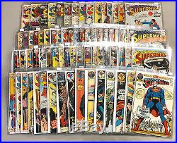 Huge Superman Silver Age Comic Lot Many From 115-423 Plus Annuals and More
