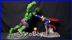 Hulk Vs Superman 1/5 Scale Custom Statue Resin Kit Hot Sculpture Toy
