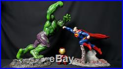 Hulk Vs Superman 1/5 Scale Custom Statue Resin Kit Hot Sculpture Toy
