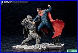 IN-STOCK BATMAN VS. SUPERMAN Dawn Of Justice 2-Pack Statues By Kotobukiya
