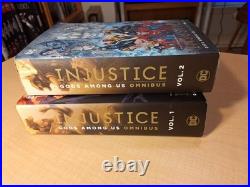 Injustice Gods Among Us Omnibus Volume 1 & 2 Lot DC Comics Hardcover