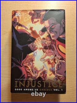 Injustice Gods Among Us Omnibus Volume 1 & 2 Lot DC Comics Hardcover