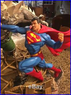 Iron Studios DC Comics Superman vs Doomsday Statue Diorama Justice League 1/6