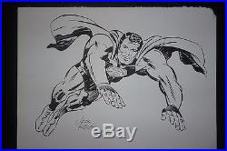 JACK KIRBY & Mike Royer, Superman, original comic art, Ink drawing on paper