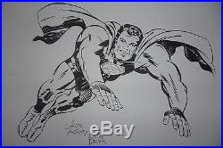 JACK KIRBY & Mike Royer, Superman, original comic art, Ink drawing on paper