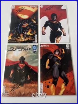 JASON AARON SIGNED ABSOLUTE SUPERMAN #1 LOT X4 DC COMICS 1st Print VF/NM