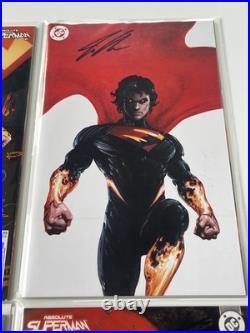 JASON AARON SIGNED ABSOLUTE SUPERMAN #1 LOT X4 DC COMICS 1st Print VF/NM