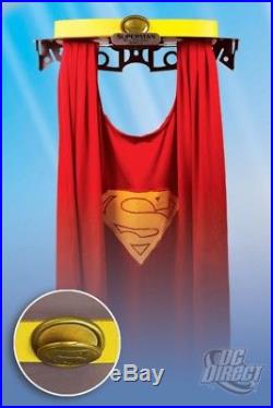 JLA Trophy Room Superman Cape and Belt Replica Prop DC Comics