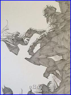 Jae Lee Batman Superman Wonder Woman Original Art