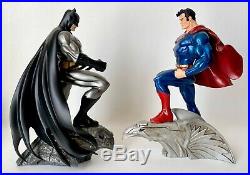 Jim Lee Batman Superman Statue Bookends