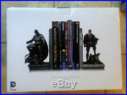 Jim Lee SUPERMAN & BATMAN Designed Bookend Statue MIB 1st Edition 8.75