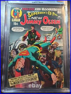 Jimmy Olsen #134 CGC 5.0 VG/FN OW Pages (DC 12/1970) 1st App Darkseid Cameo