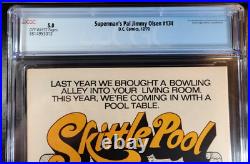 Jimmy Olsen #134 CGC 5.0 VG/FN OW Pages (DC 12/1970) 1st App Darkseid Cameo