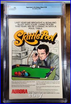 Jimmy Olsen #134 CGC 5.0 VG/FN OW Pages (DC 12/1970) 1st App Darkseid Cameo