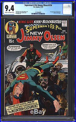 Jimmy Olsen #134 CGC 9.4 1st Darkseid! Bronze Age Key! JLA Movie! $2,400 Value