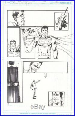 Jock Joker Original Art Adventures Of Superman #14 Page 5 Original Art