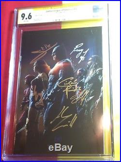 Justice League Of America #10 CGC 9.6 6x Sign By Gal Gadot, SDCC, Batman Superman