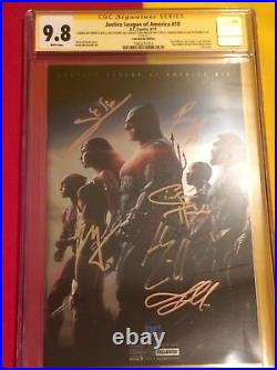 Justice League Of America #10 CGC 9.8 6x Sign By Gal Gadot, SDCC, Batman Superman