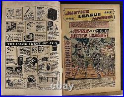 Justice League Of America #13 Silver Age Jla Battle Cover Robot Justice League