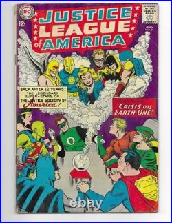 Justice League Of America 21 1963 DC Comics VG 4.0 Crisis On Earth-One