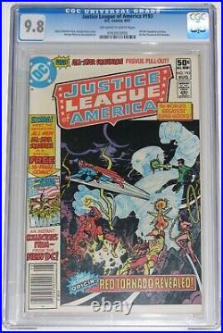 Justice League of America 193 CGC 9.8. 1st All-Star Squadron. George Perez art