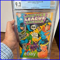Justice League of America #66 CGC 9.2 (DC Comics 1968) Neal Adams Cover