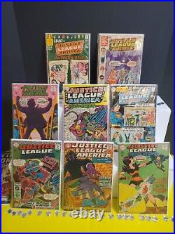 Justice League of America, DC Comics, Silver Age Lot, 8 issues