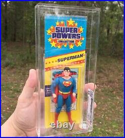 Kenner Super Powers SUPERMAN CAS 85 Graded 1984 Not AFA FREE S&H