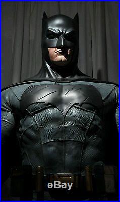 LIFE SIZE BATMAN V SUPERMAN BATFLECK BvS 1/1 SCALE CUSTOM STATUE HOT KIT TOY