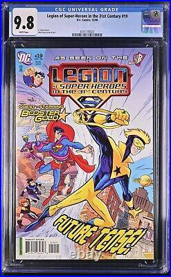 Legion of Super-Heroes in the 31st Century #19 CGC 9.8 Booster Gold HTF 2008 DC