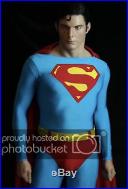Life Size 11 Christopher Reeve Superman Movie Star Wax Statue Realistic Figure