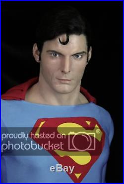 Life Size 11 Christopher Reeve Superman Movie Star Wax Statue Realistic Figure