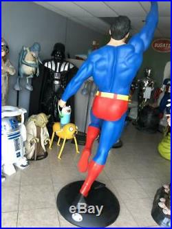 Life Size DC Comics Superman Statue Comic Book Version Full Size Prop 8'6