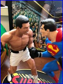 Limited Edition #131 of 2000 superman vs muhammad ali figure